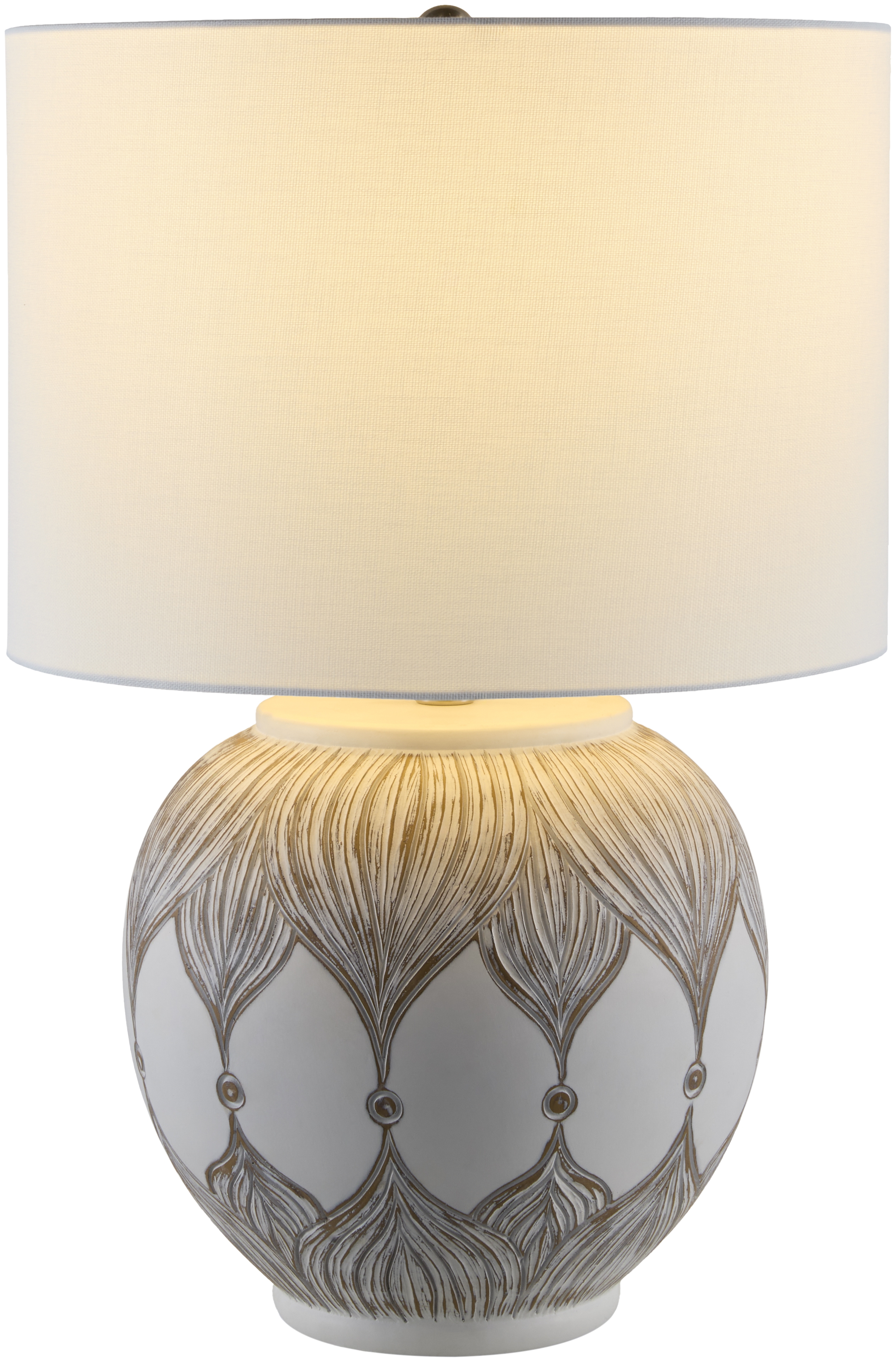 Lafia  Painted 25"H x 16"W x 16"D Accent Table Lamp - Image 0
