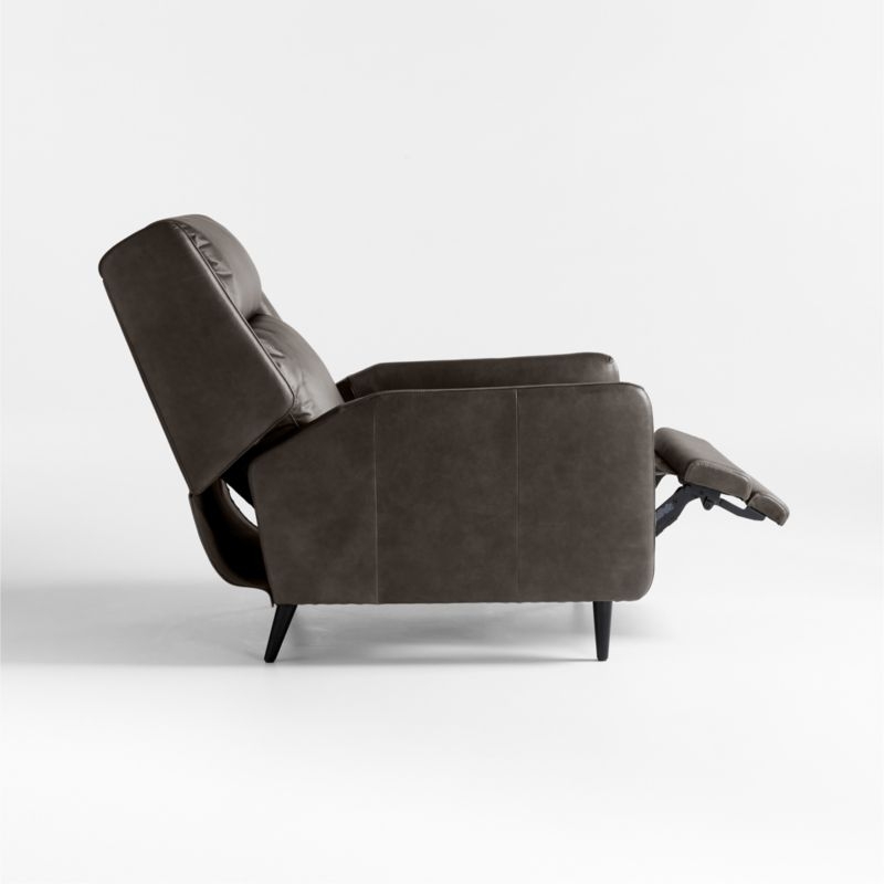 Pelle Leather Reclining Accent Chair - Image 4