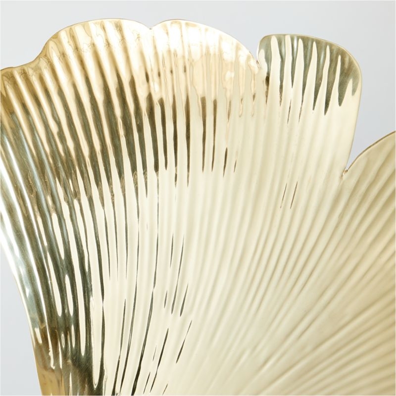 Ginkgo Brass Sculptural Floor Lamp - Image 2