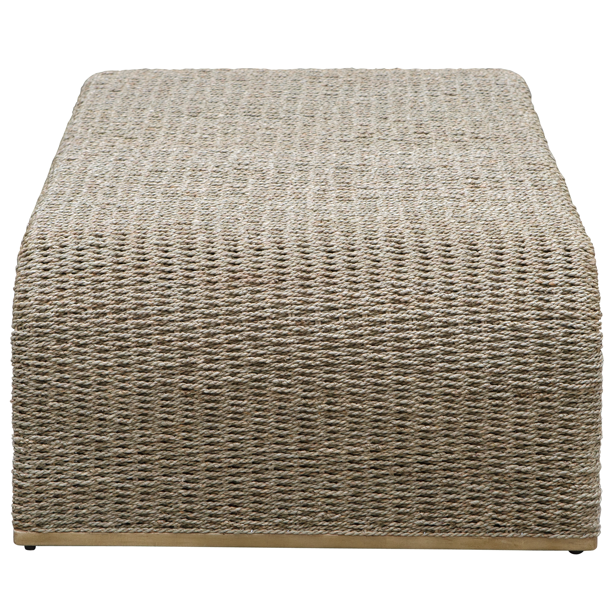 Calabria Woven Seagrass Coffee Table - Image 4