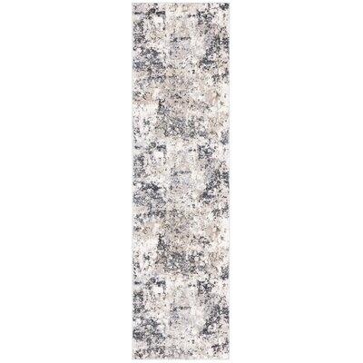 Castanon Abstract Gray/Beige Area Rug - Image 0