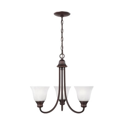 Hartford 3-Light Shaded Classic / Traditional Chandelier - Image 0
