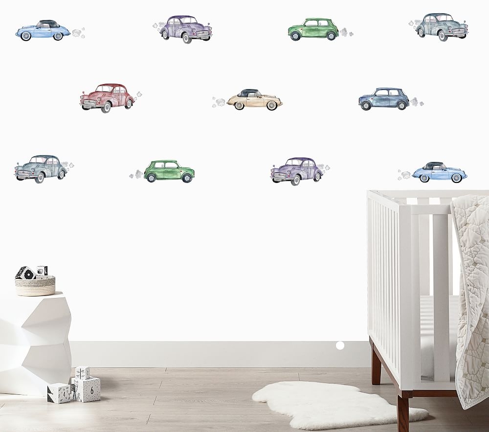 Vintage Cars Wall Decal - Image 0