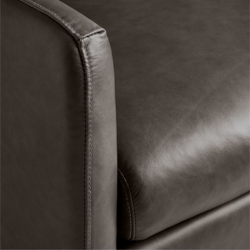 Pelle Leather Reclining Accent Chair - Image 6
