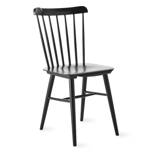 Ton Ironica Dining Side Chair, Black - Image 0
