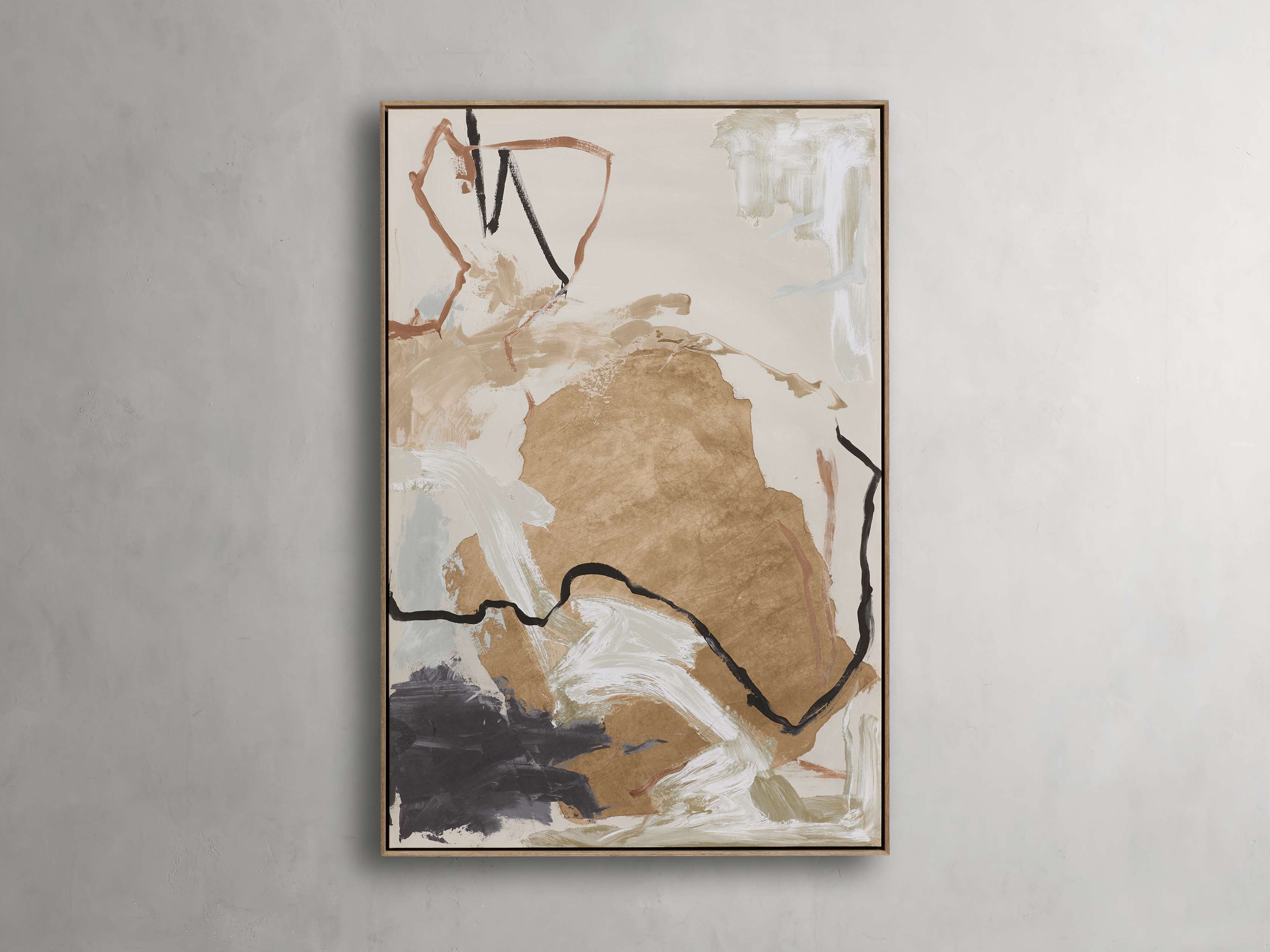 Borderlands Ii Framed Print in Wood Natural - Image 0