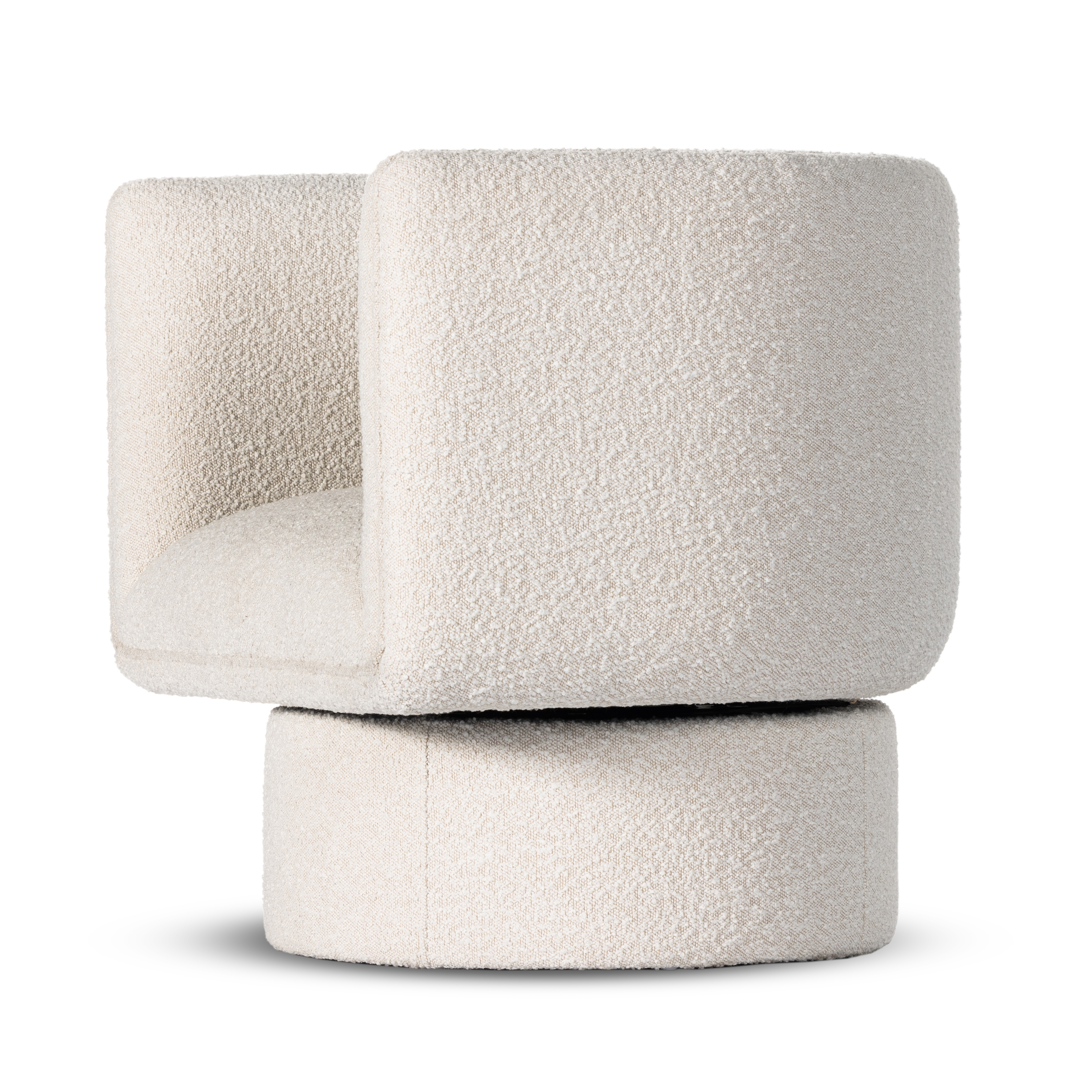 Adriel Swivel Chair-Knoll Natural - Image 2