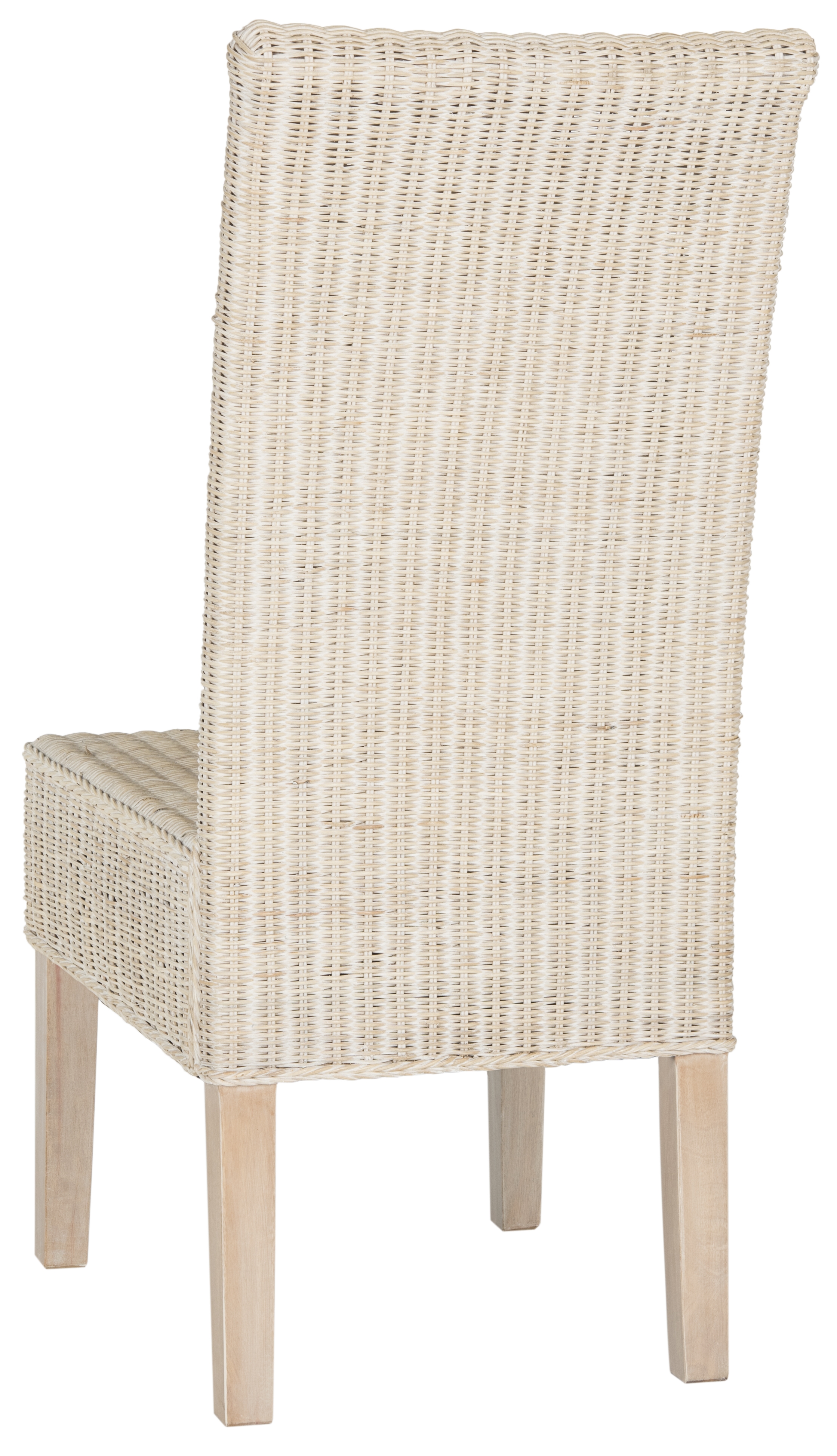 Arjun 18''H Wicker Dining Chair - White Wash - Safavieh - Image 4
