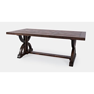 Macarthur Solid Wood Trestle Coffee Table - Image 0