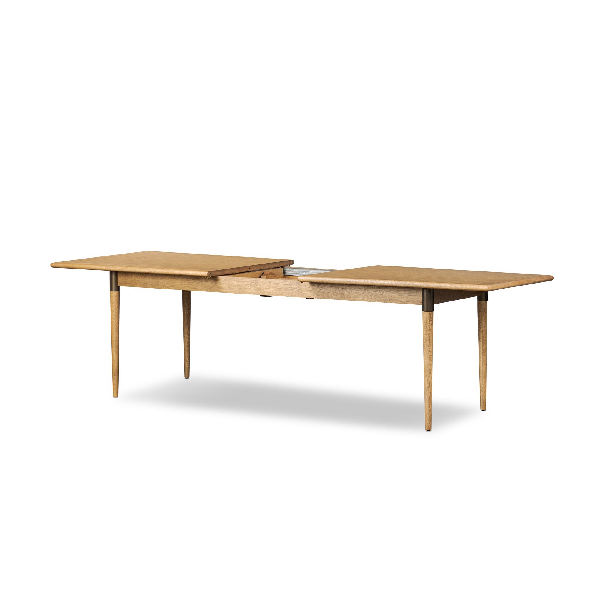 Harper Extension Dining Table - Fawn Oak Veneer - Image 6