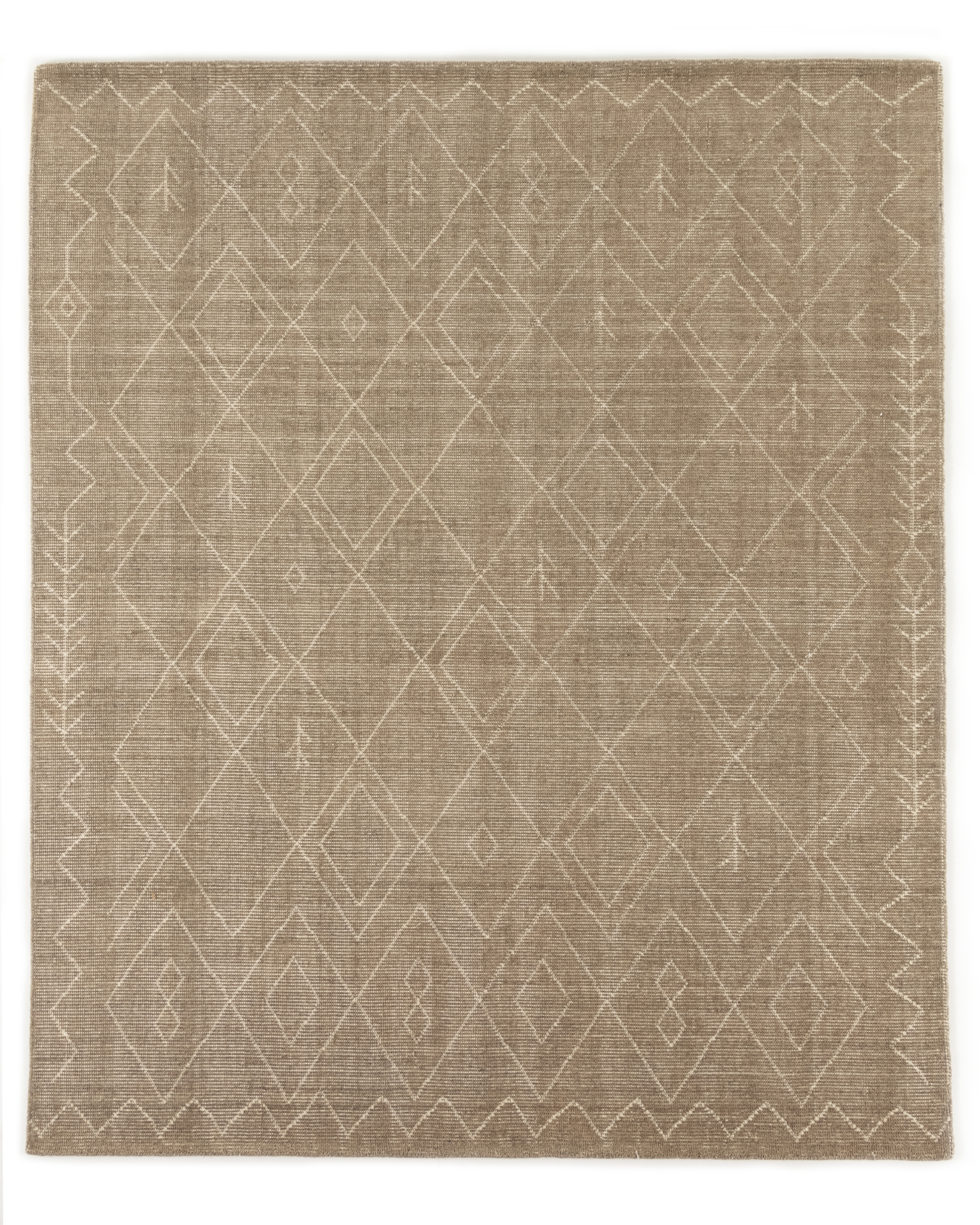 Nador Moroccan Hand-Knotted Rug-Tp-8x10 - Image 0