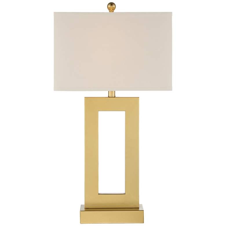 Marshall Modern Square Table Lamp, Gold - Image 4