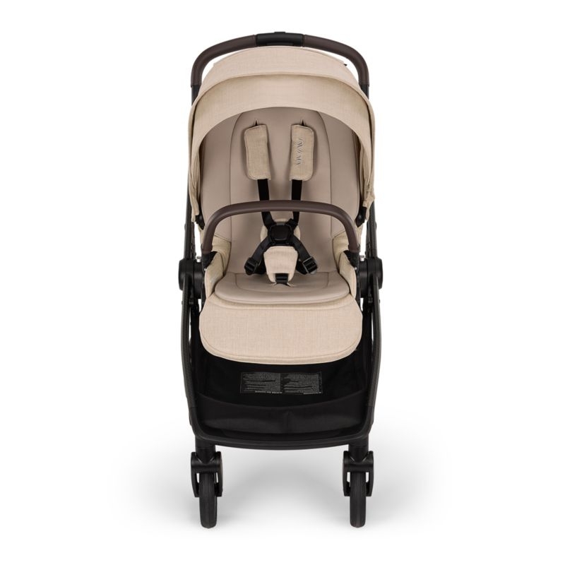 Nuna ® SWIV ™ Biscotti Brown Lightweight Baby Stroller - Image 1