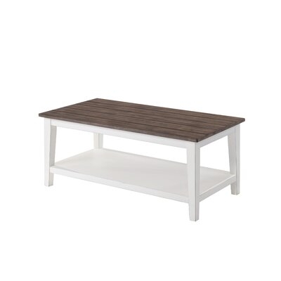 Colne Solid Wood Coffee Table with Storage - Image 0