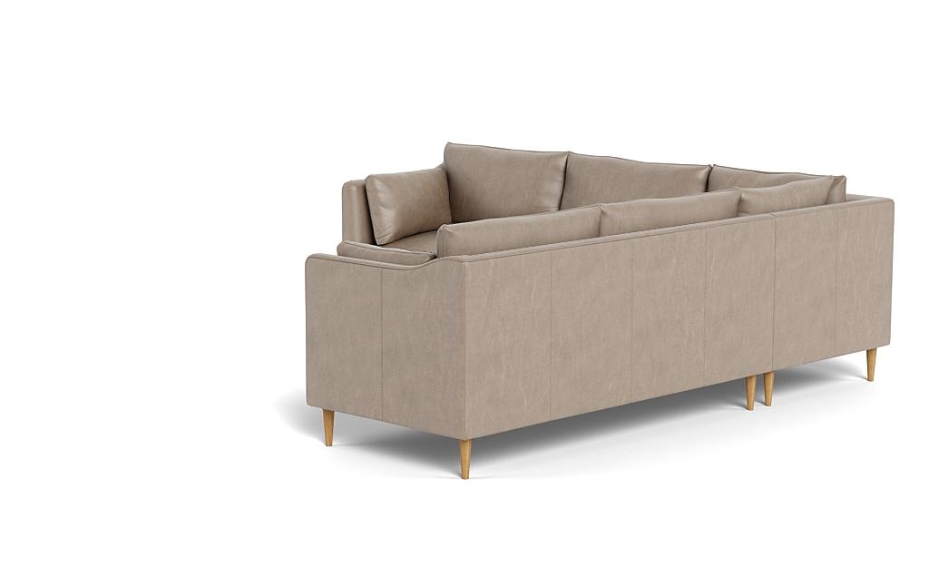 Caitlin Corner Leather Sectional Sofa by The EverygirlÃ?Â® - Image 2