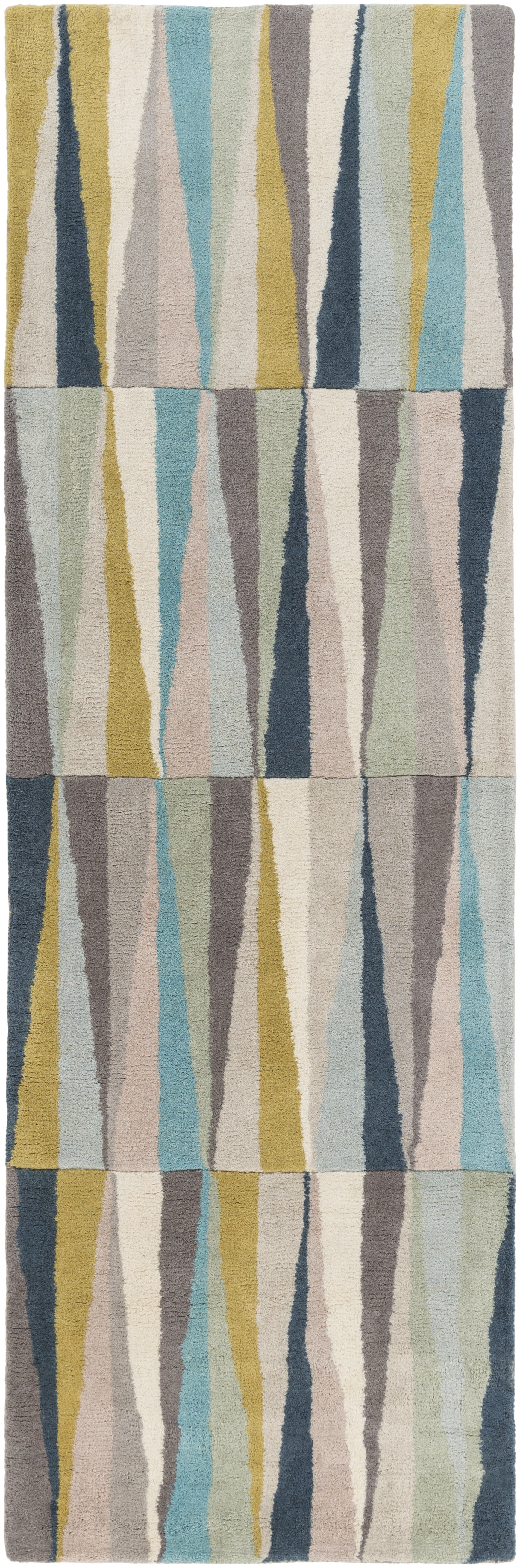 Oasis Beige Indoor 2'6" x 8' Handmade Rug - Image 0