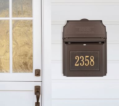 Wall Mailbox Package, Black - Image 1