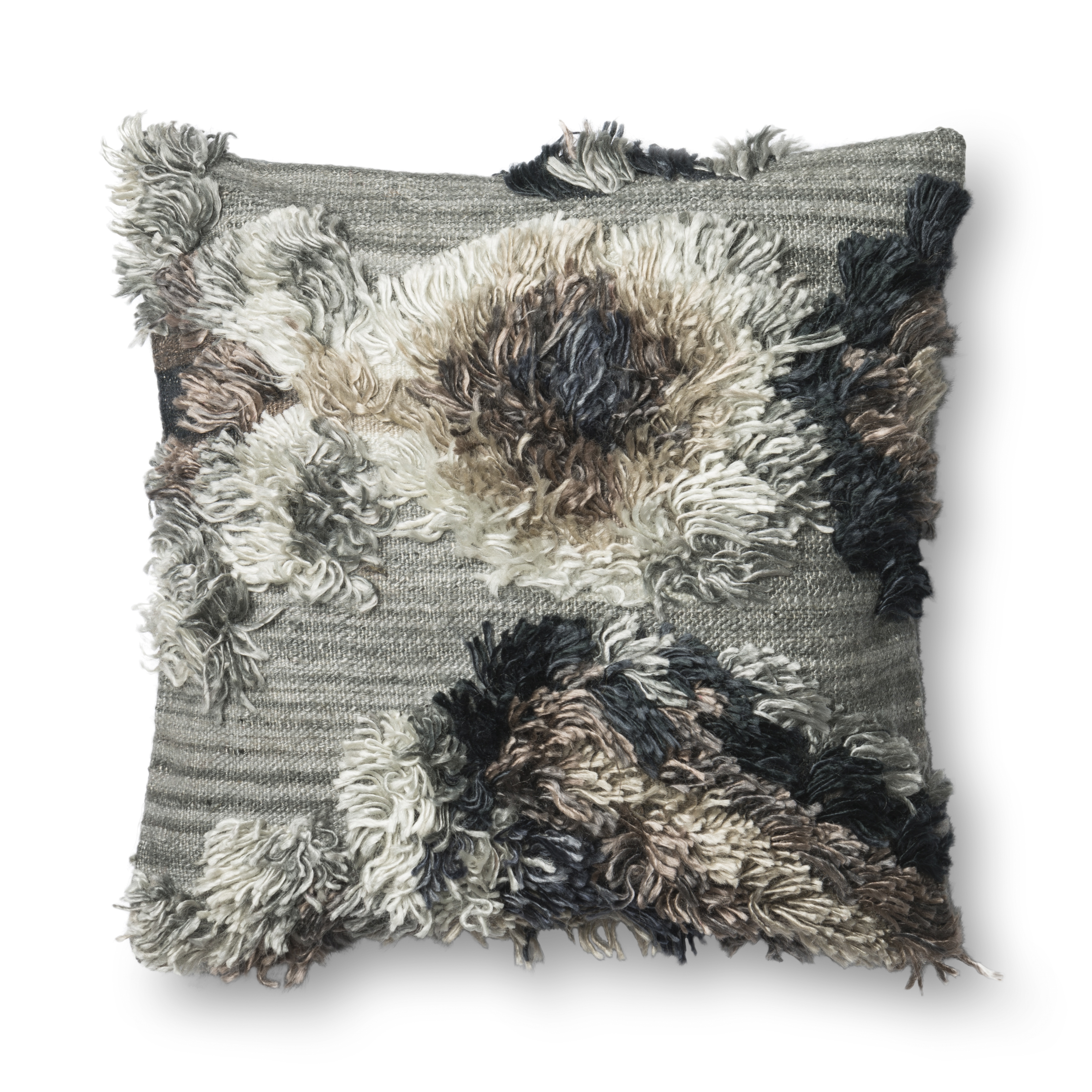 Justina Blakeney x Loloi Pillows P0414 Granite 22" x 22" Cover Only - Image 0