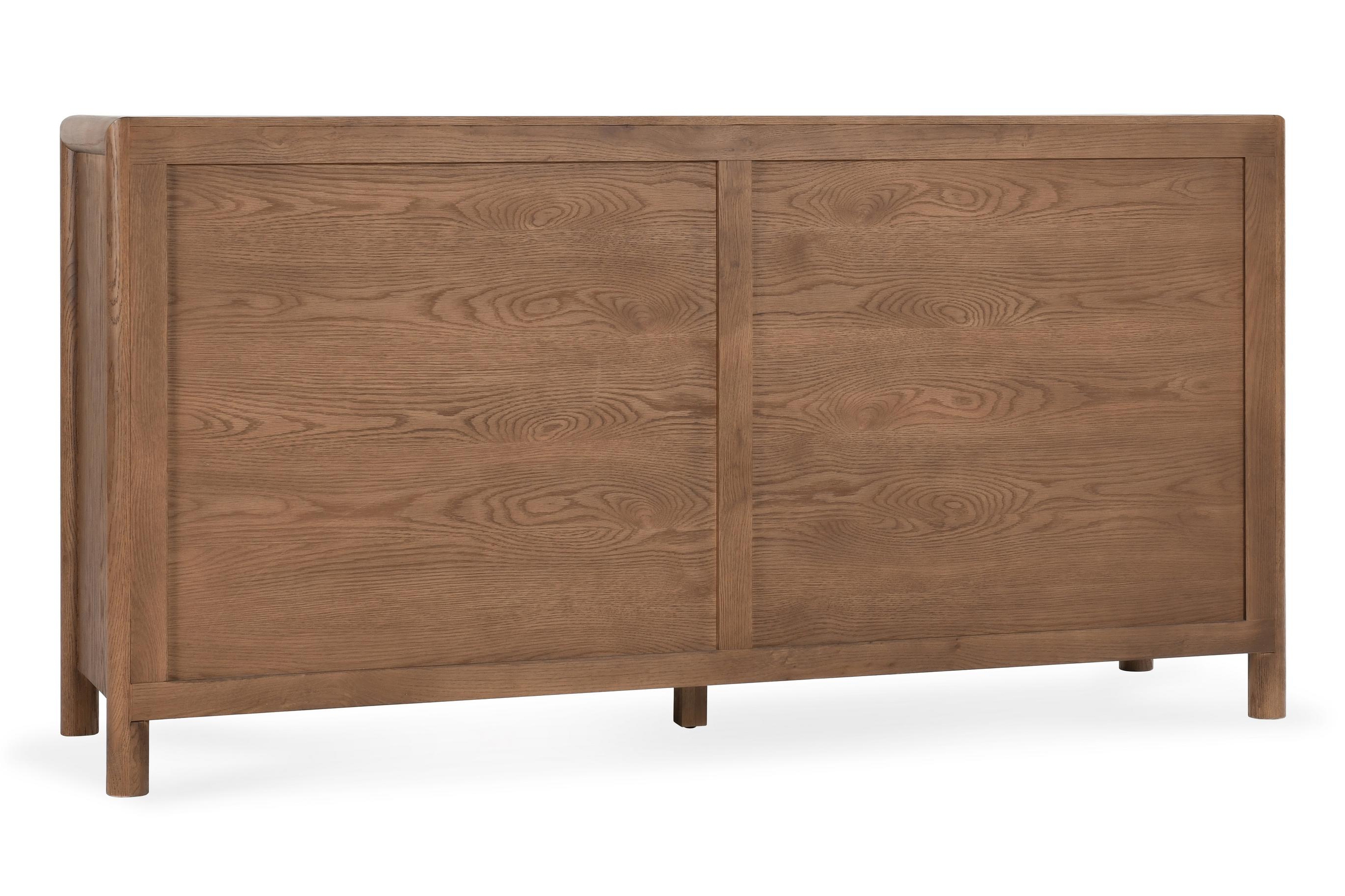Corda Oak Wood 6Dwr Dresser Brown/Natural - Image 4