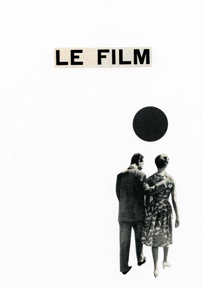 Le Film Framed Art Print by Cassia Beck - Vector Black - MEDIUM (Gallery)-20x26 - Image 1
