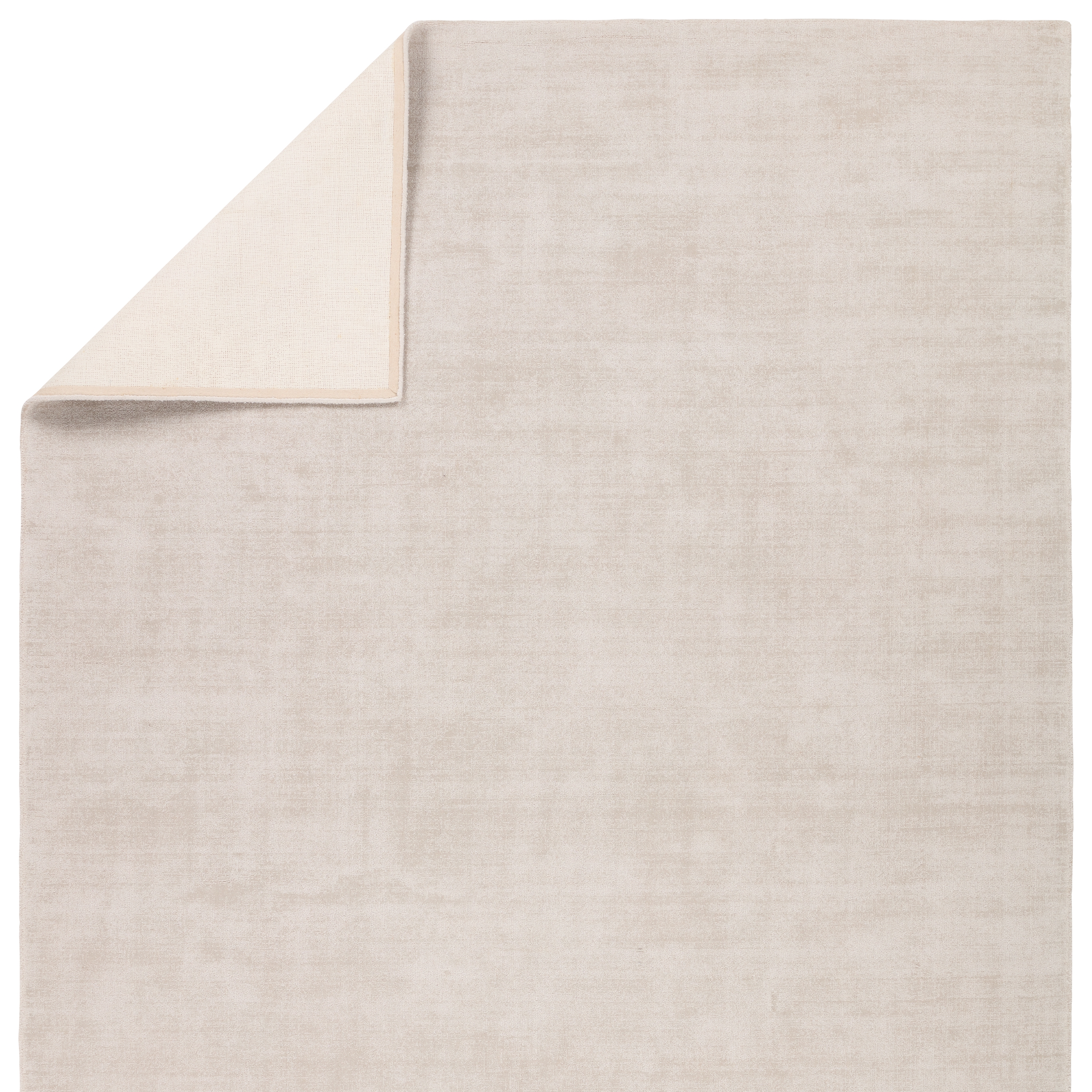 Arcus Handmade Indoor/Outdoor Solid Cream Area Rug (6'X9') - Image 2
