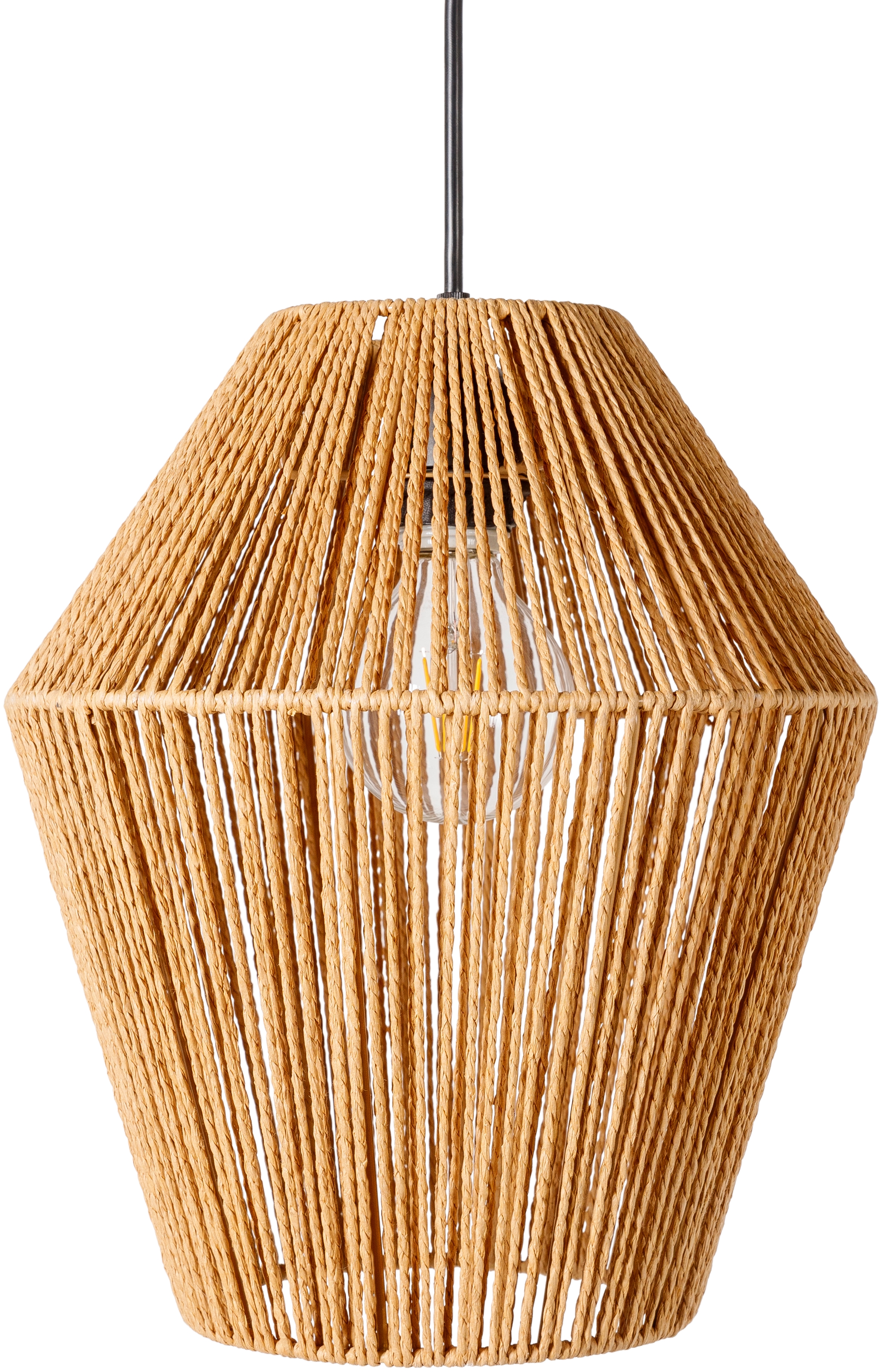 Livabliss Camerano Beige  11"L x 11"W x 71"H Pendant - Image 0