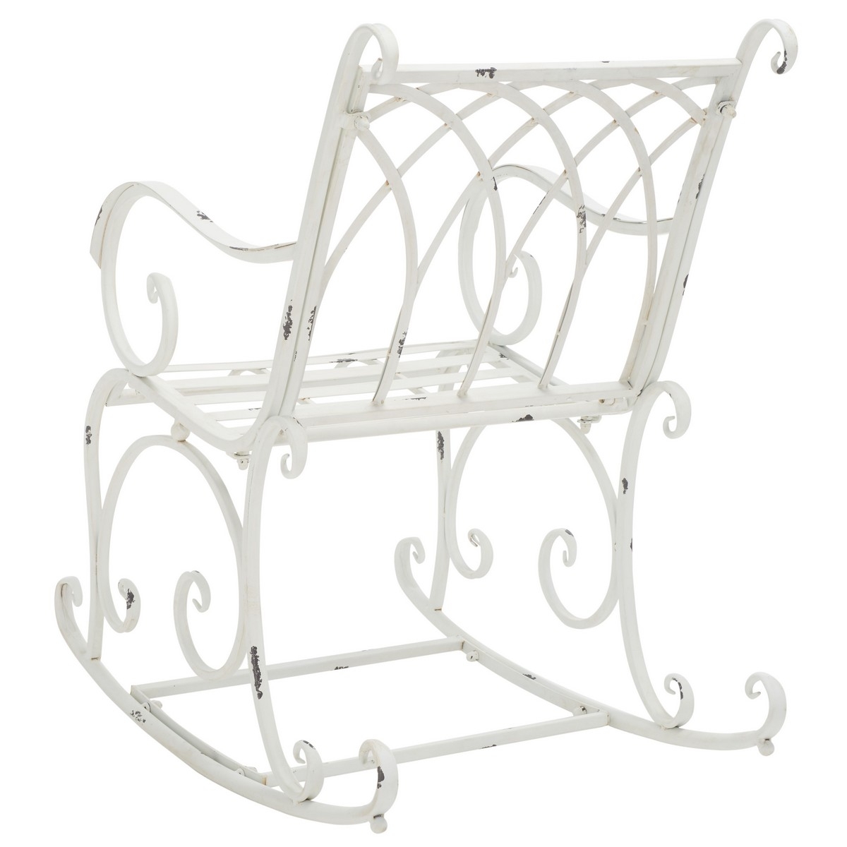 Medrano Rocking Chair - Antique White - Safavieh - Image 7