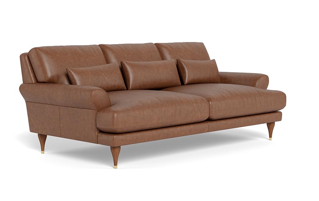 Maxwell Leather Loveseat by Apartment Therapy - Image 1