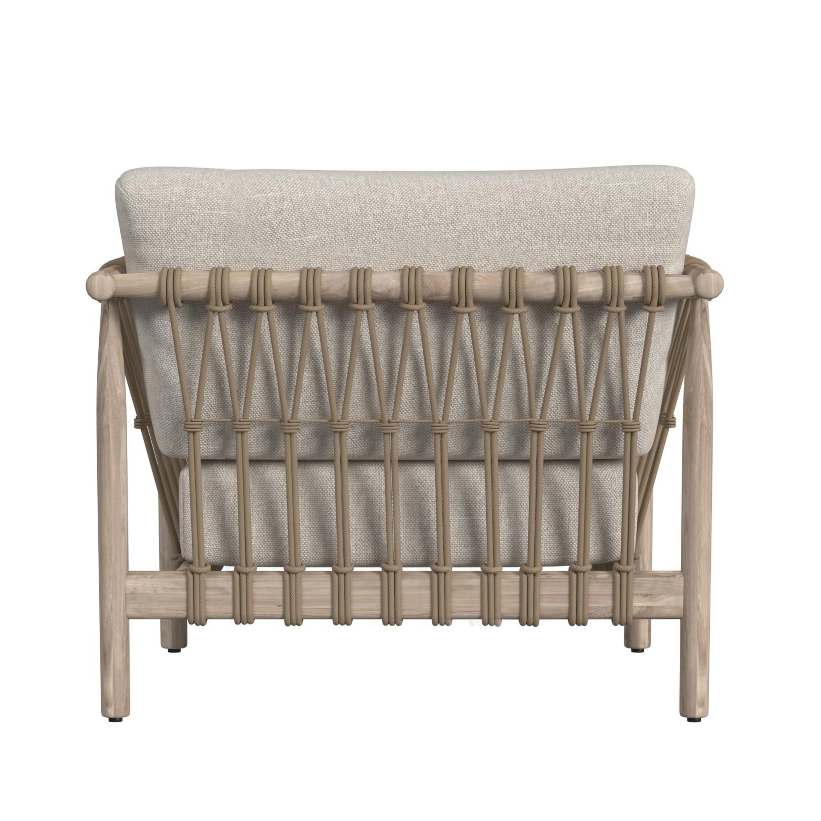 Leo Outdoor Accent Chair Taupe - Image 2
