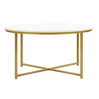 35.84''W Round Metal  Coffee Tables - Image 0