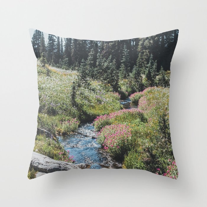 Garibaldi Provincial Park Throw Pillow by Luke Gram - Cover (20" x 20") With Pillow Insert - Indoor Pillow - Image 0