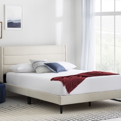 Scarlett Upholstered Low Profile Platform Bed - Image 0