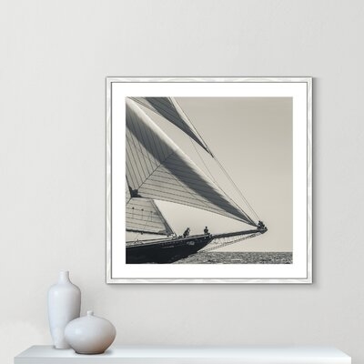Catching The Sea Breeze - Framed Art W/ 4 Ply Matboard - Image 0