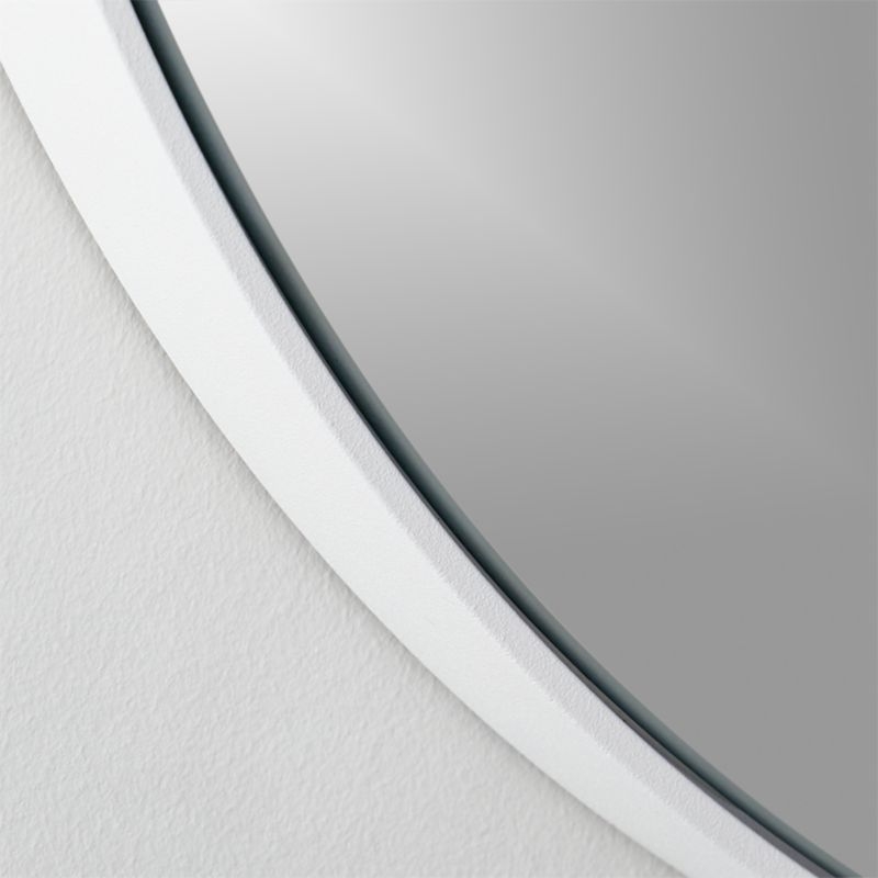 Infinity Round White Mirror 24" - Image 2