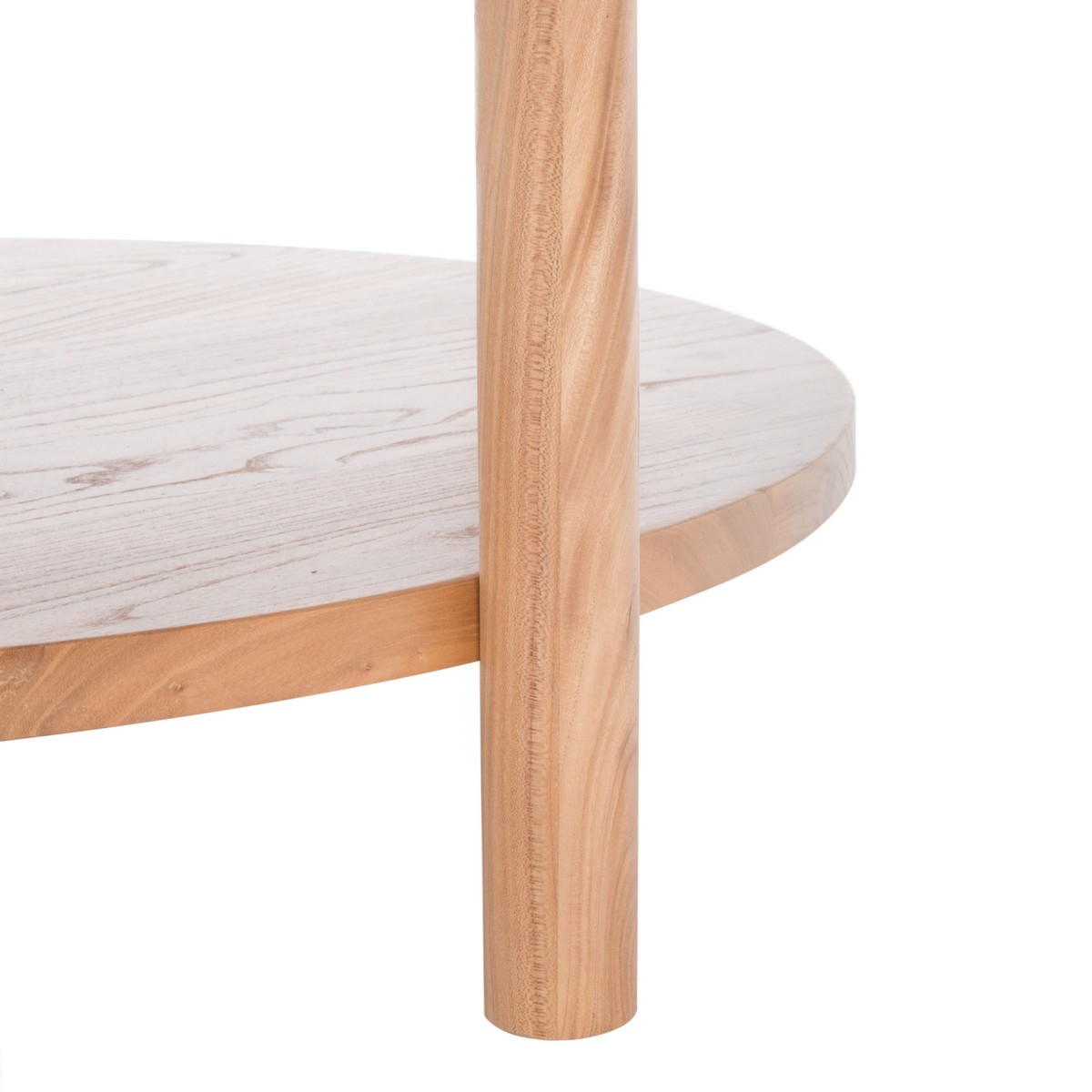 Puck Marble Top Coffee Table - Natural/White - Image 3