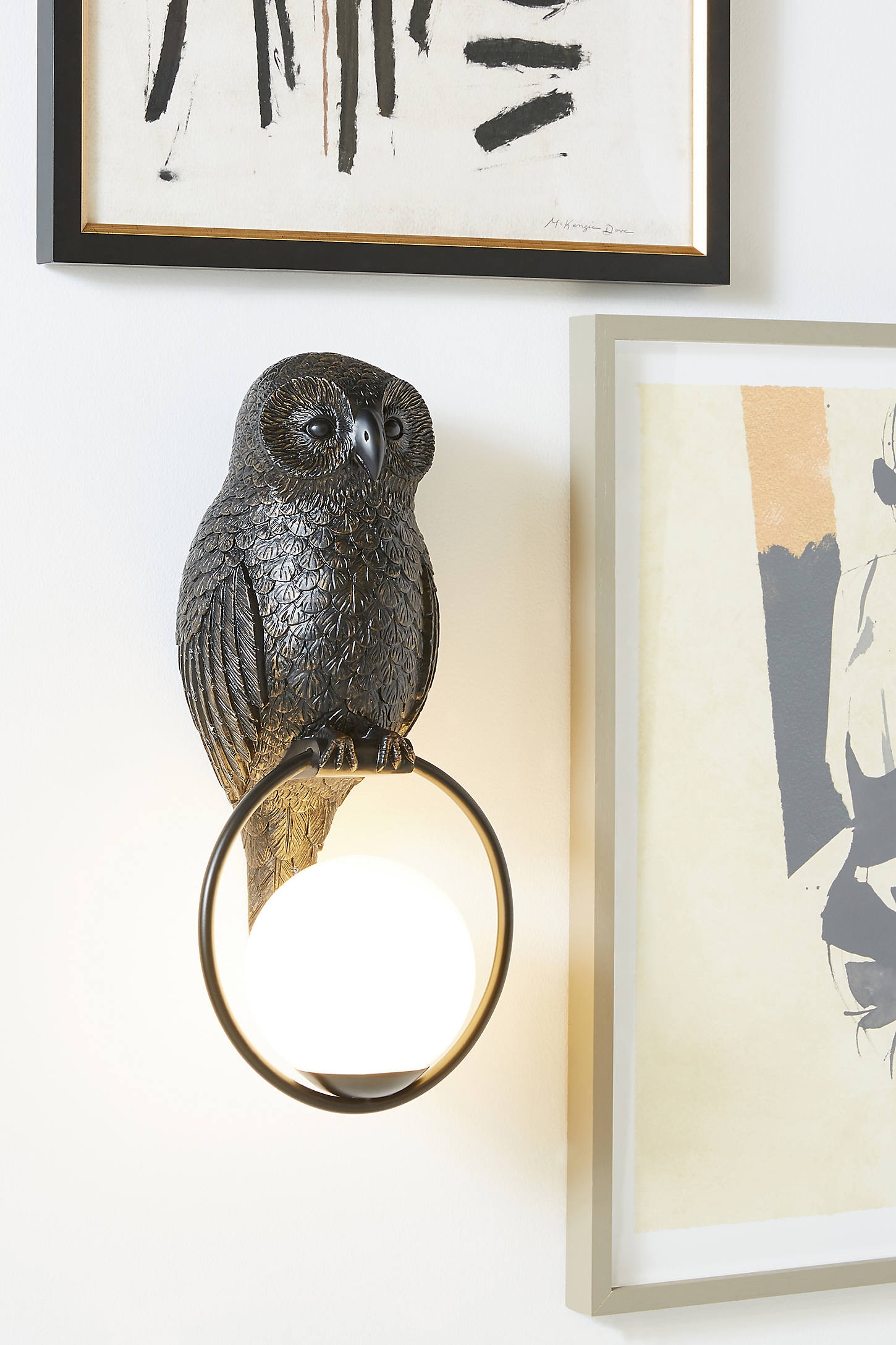 Woodland Owl Sconce - Image 0