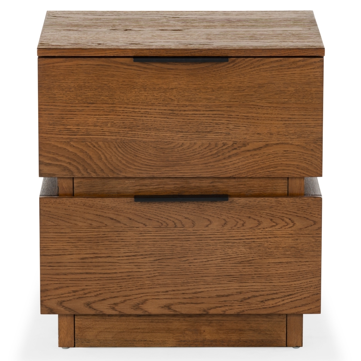Titus 2 Drawer Nightstand - Medium Oak - Image 0