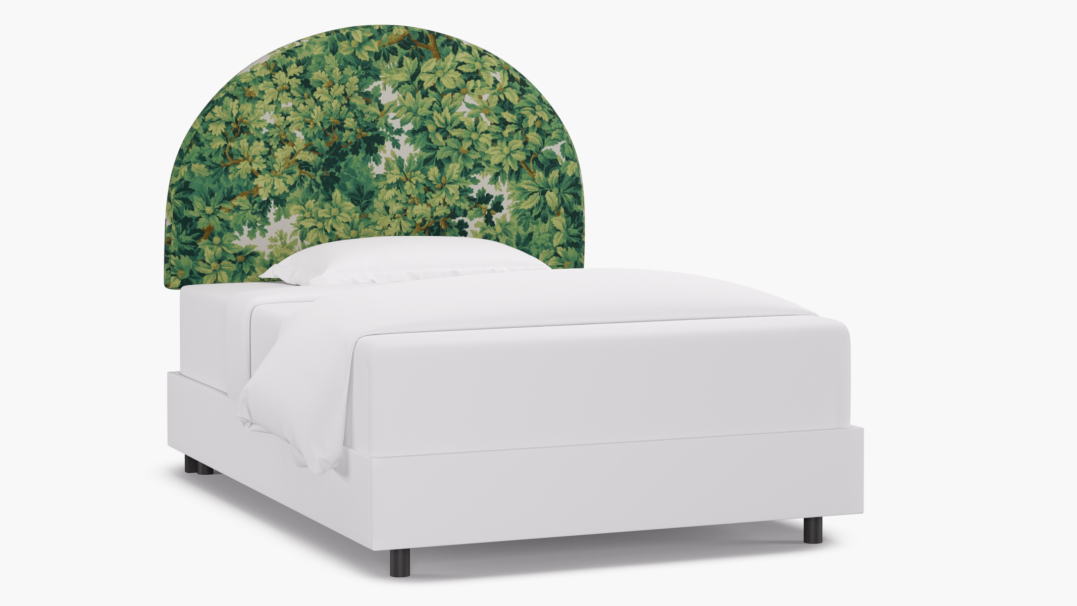 Arched Back Headboard, Verdure Bois De Chene, Full - Image 0