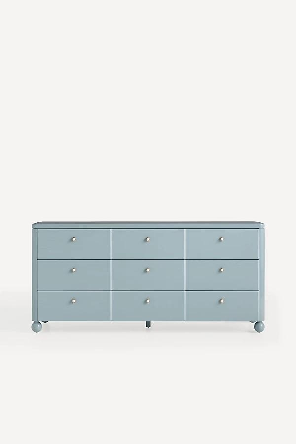 Tasha Lacquer Nine-Drawer Dresser - Image 0