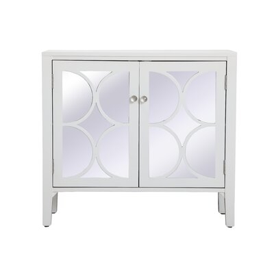 Comerfo 2 Door Mirrored Accent Cabinet - Image 0