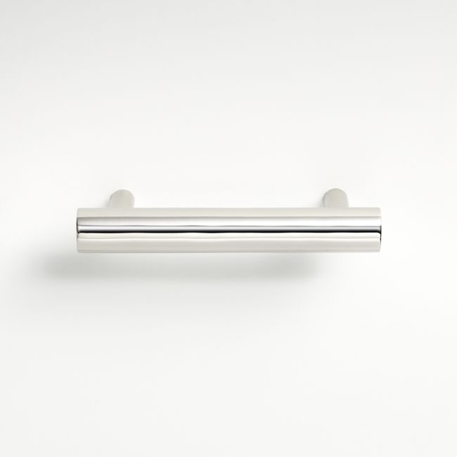 Round 3" Polished Nickel Bar Pull - Image 0