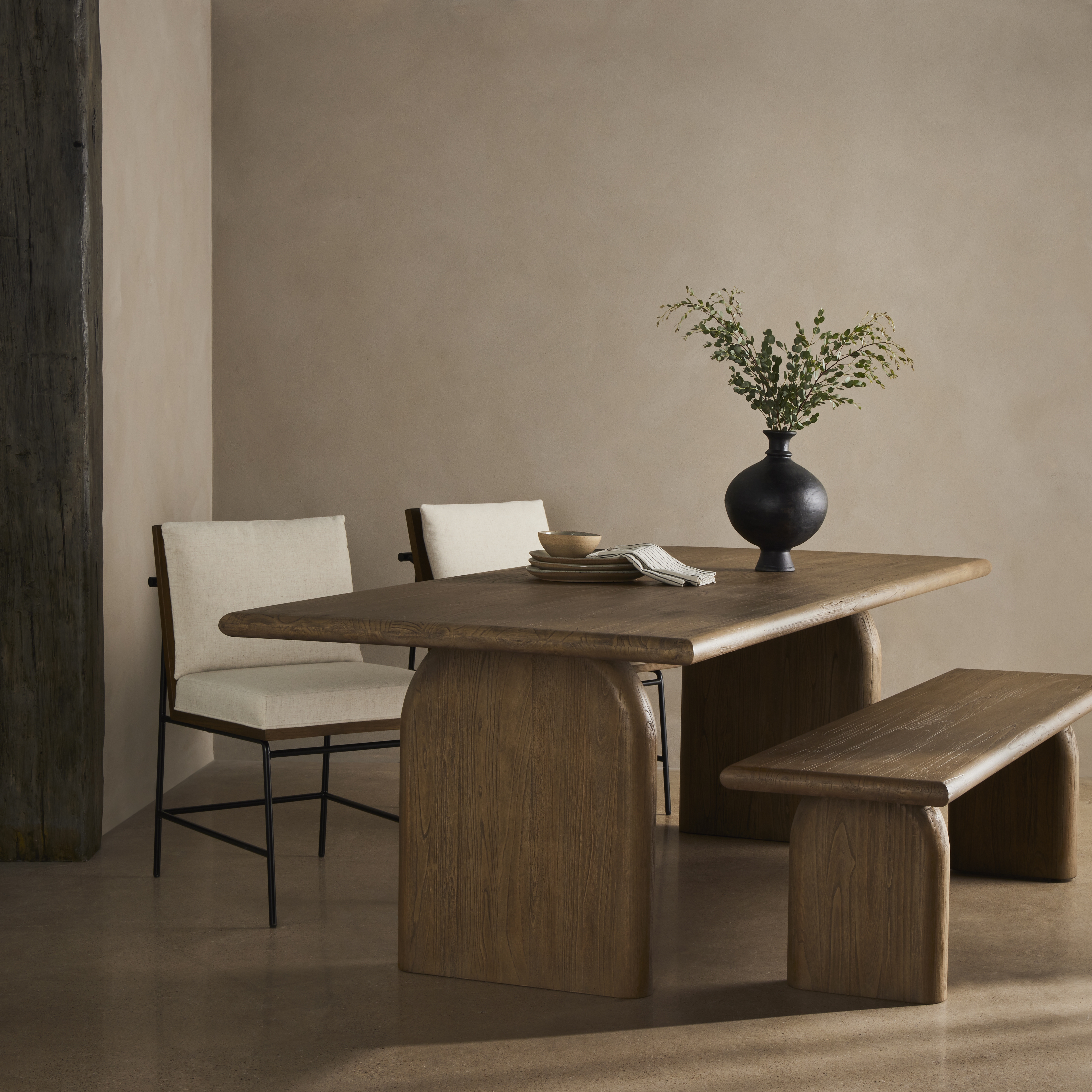 Sorrento 94" Dining Table-Aged Drift - Image 12