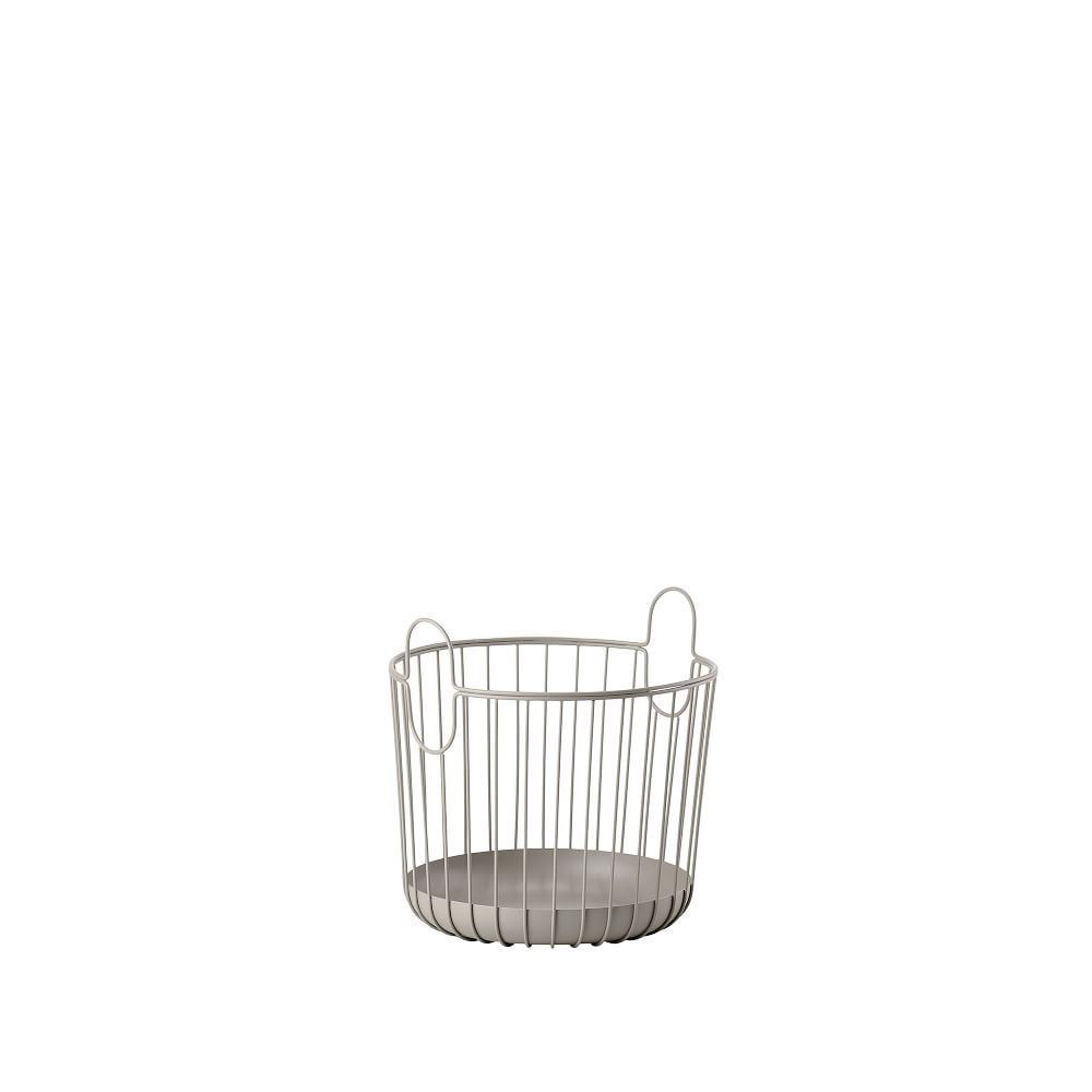 Inu Metal Basket, Small, Taupe - Image 0