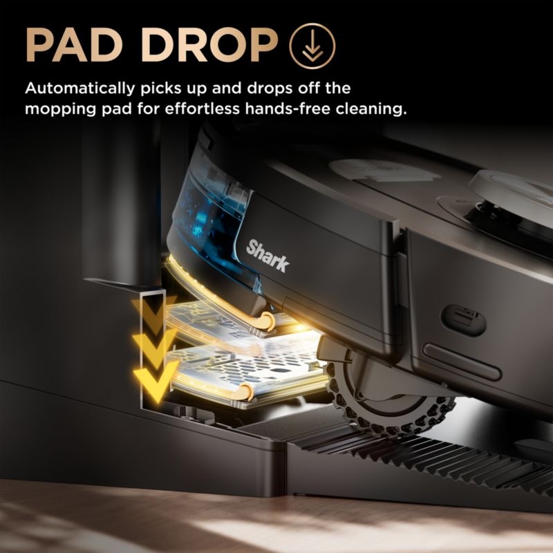 Shark PowerDetect 2-in-1 Robot Vacuum and Mop with NeverTouch Pro Base - Image 1