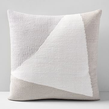 Amplified Arrow Pillow Case, Frost Gray, 24"x24" - Image 0