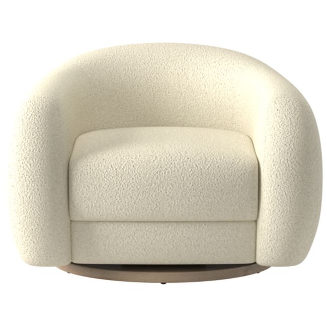 Laszlo Swivel Chair Bloce Cream by Ross Cassidy - Image 0