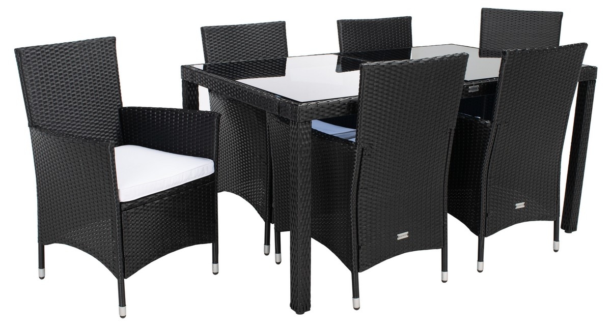 Jolin Dining Set - Black/White - Safavieh - Image 2