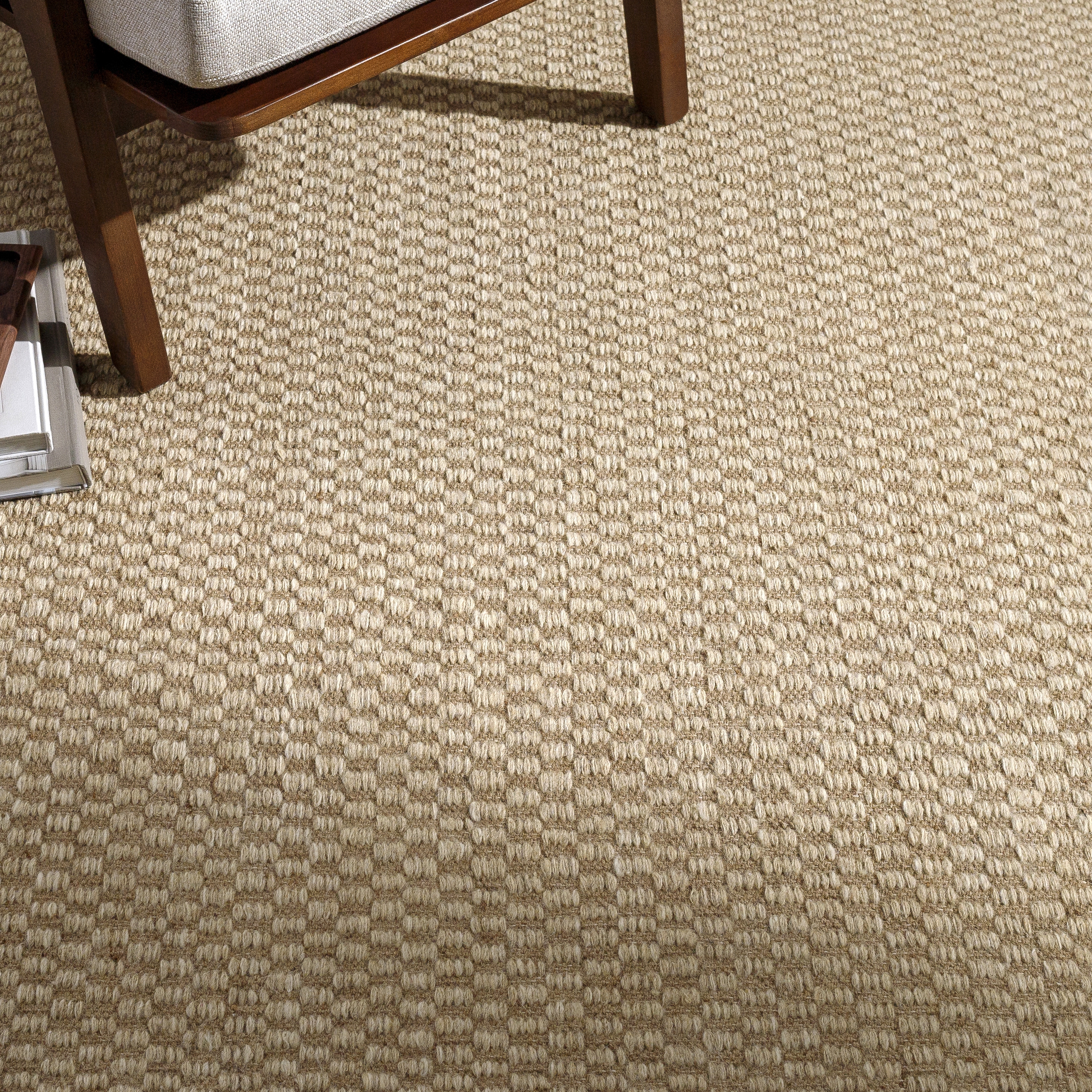 Bolton Beige Indoor 2'6" x 12' Handmade Rug - Image 2