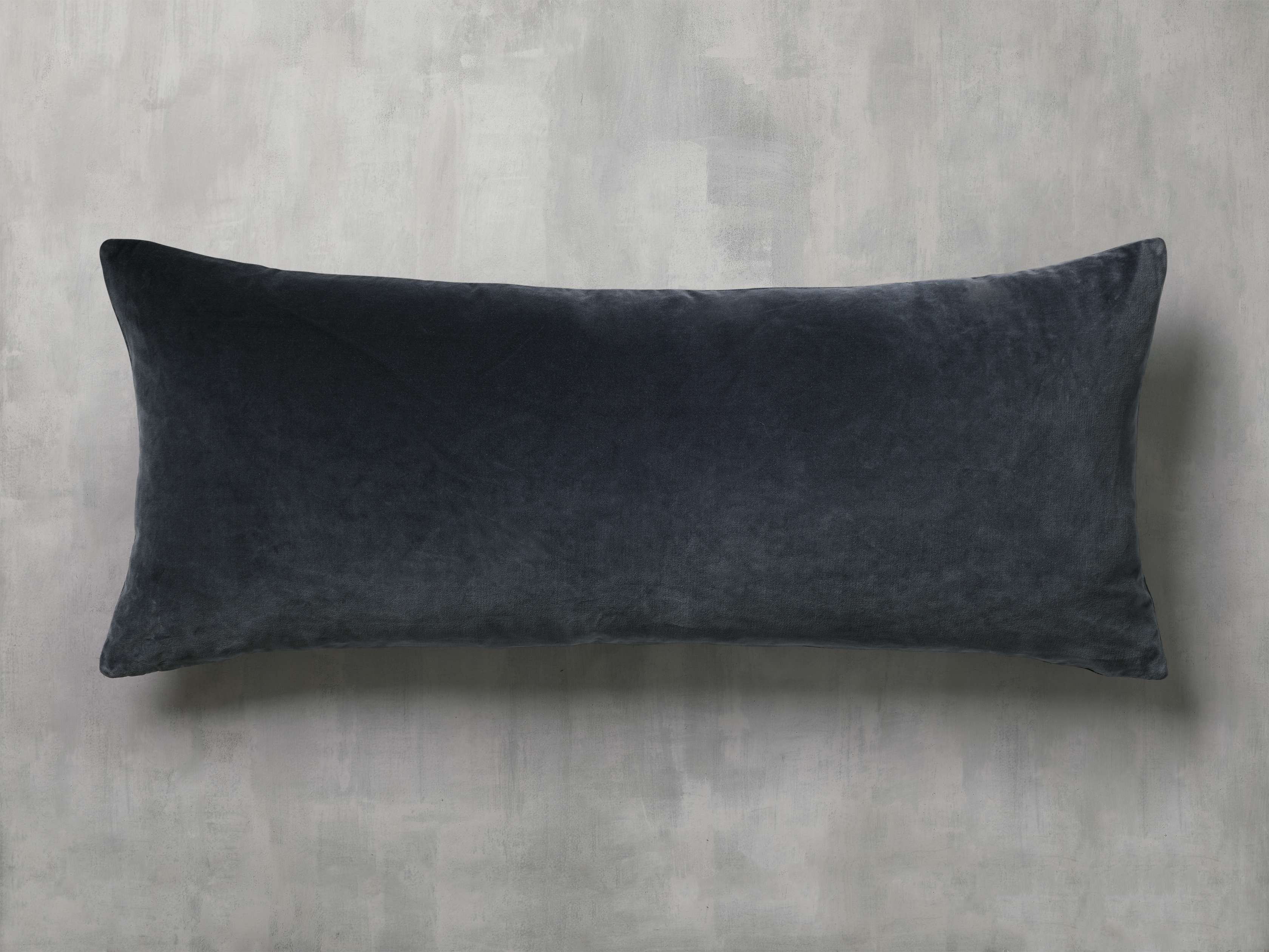 Velvet 16" X 38" Pillow Cover in Blue  Pacific  - Image 0