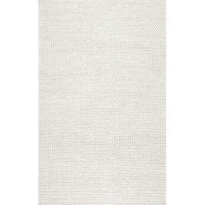 Arviso Handmade Braided Wool Off White Area Rug // 12' x 15' - Image 0